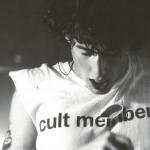 photo of artist THXSOMCH with a shirt that says cult members
